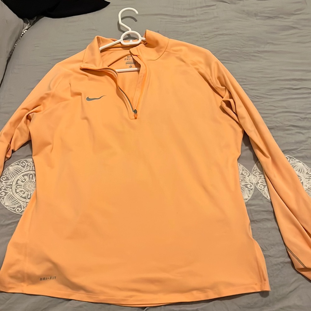 Nike dri-fit half zip jacket
